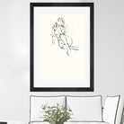 Contour Figure 9 by Stefano Altamura on GIANT ART - white black & white corps nu