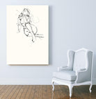 Contour Figure 9 by Stefano Altamura on GIANT ART - white black & white corps nu