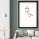 Contour Figure 9 by Stefano Altamura on GIANT ART - white black & white corps nu