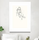 Contour Figure 9 by Stefano Altamura on GIANT ART - white black & white corps nu