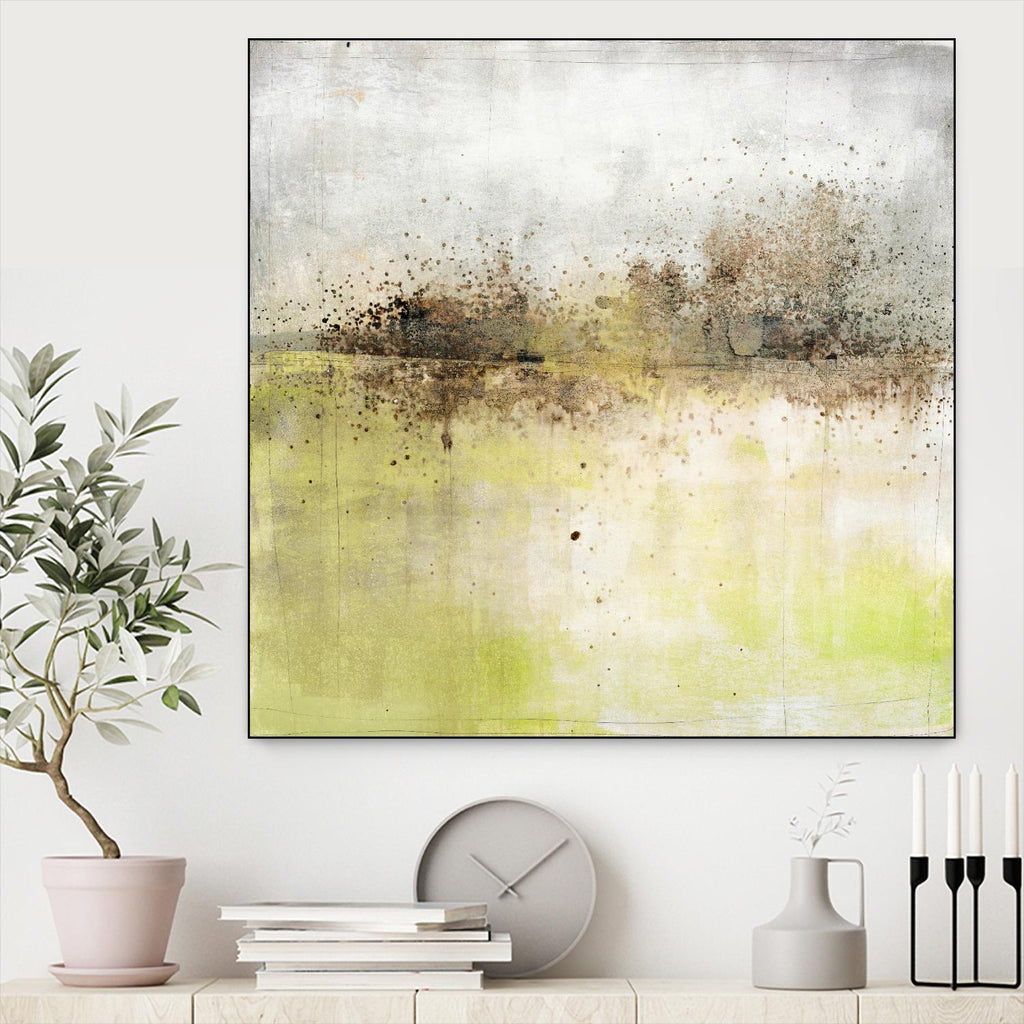 Granulated Peridot by Maeve Harris on GIANT ART - green abstract