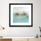 Granulated Aquamarine by Maeve Harris on GIANT ART - grey abstract