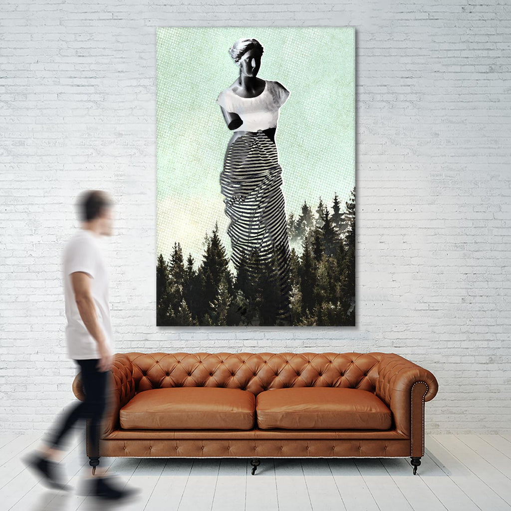 Hipster Venus par THE Studio sur GIANT ART - vert contemporain