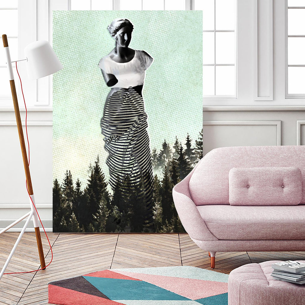 Hipster Venus by THE Studio on GIANT ART - green contemporary