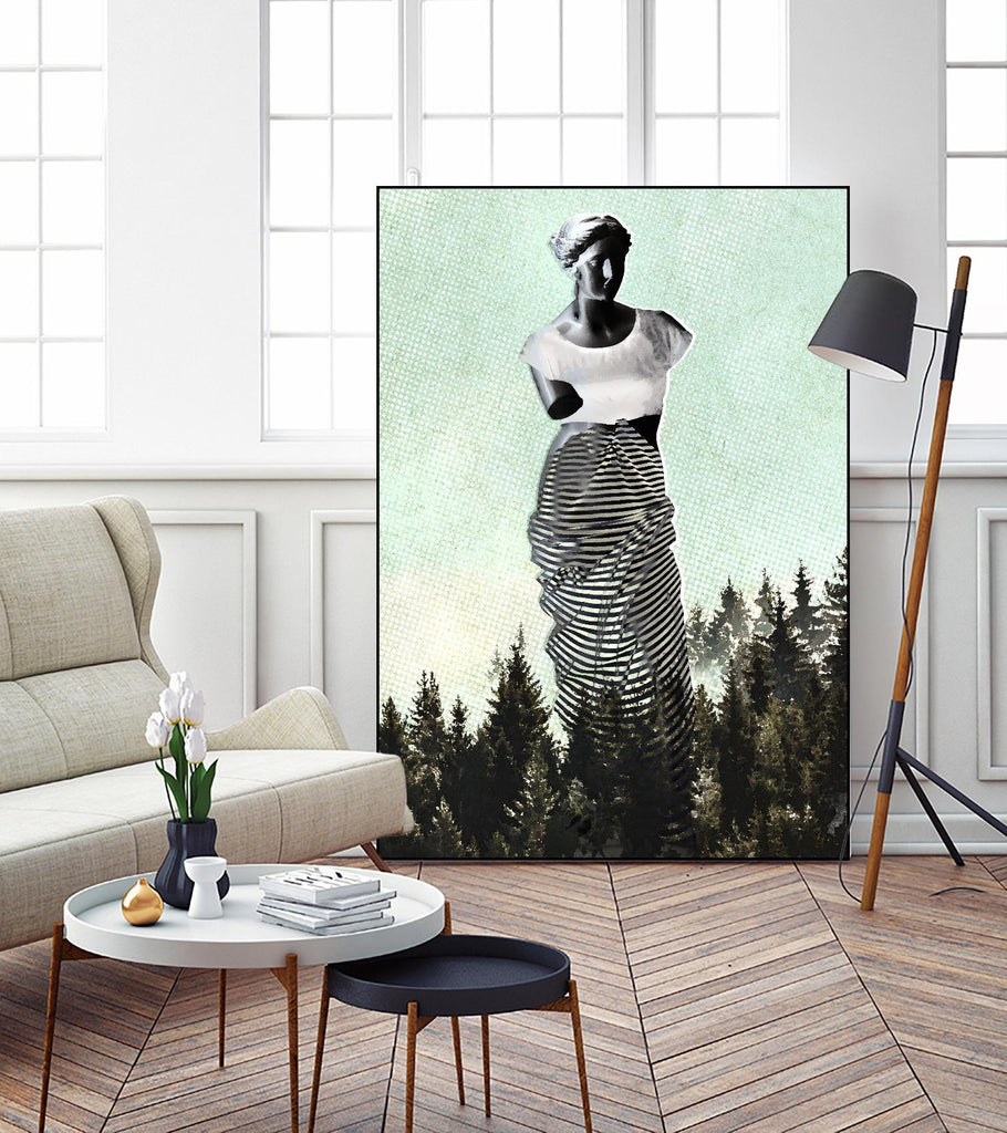 Hipster Venus by THE Studio on GIANT ART - green contemporary