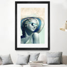 Hipster Statue with Sunhat by THE Studio on GIANT ART - beige figurative