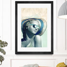 Hipster Statue with Sunhat by THE Studio on GIANT ART - beige figurative