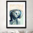 Hipster Statue with Sunhat by THE Studio on GIANT ART - beige figurative