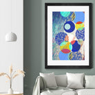 Patterned Circles 1 by THE Studio on GIANT ART - red abstract