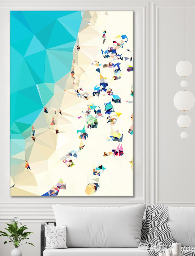 Fractal Beach 2 by THE Studio on GIANT ART - beige contemporary