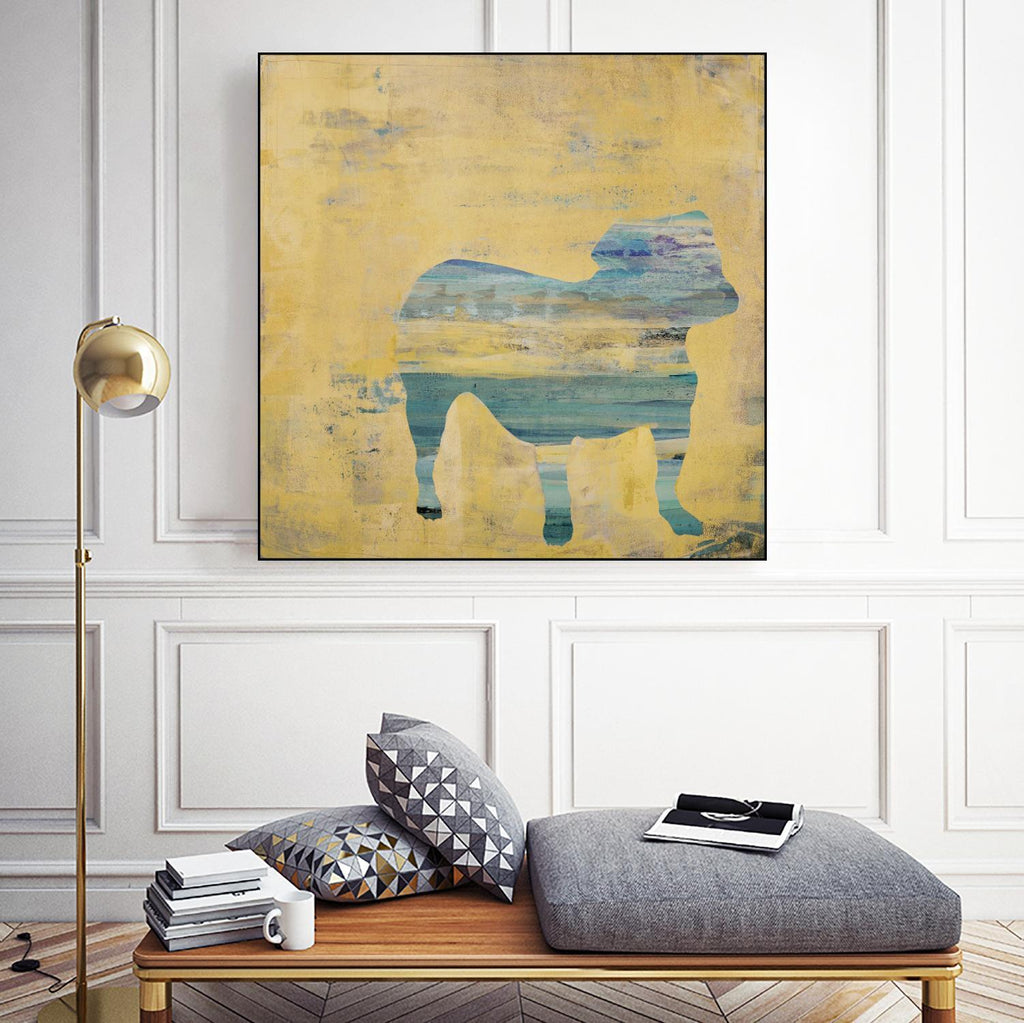 Best Friend 3 by Harris, Maeve Harris on GIANT ART - beige animals dog