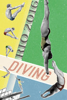 Rio Diving 2016 by THE Studio on GIANT ART - green vintage