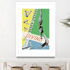 Rio Diving 2016 by THE Studio on GIANT ART - green vintage