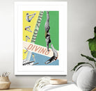 Rio Diving 2016 by THE Studio on GIANT ART - green vintage