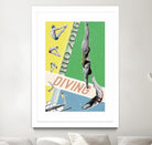 Rio Diving 2016 by THE Studio on GIANT ART - green vintage