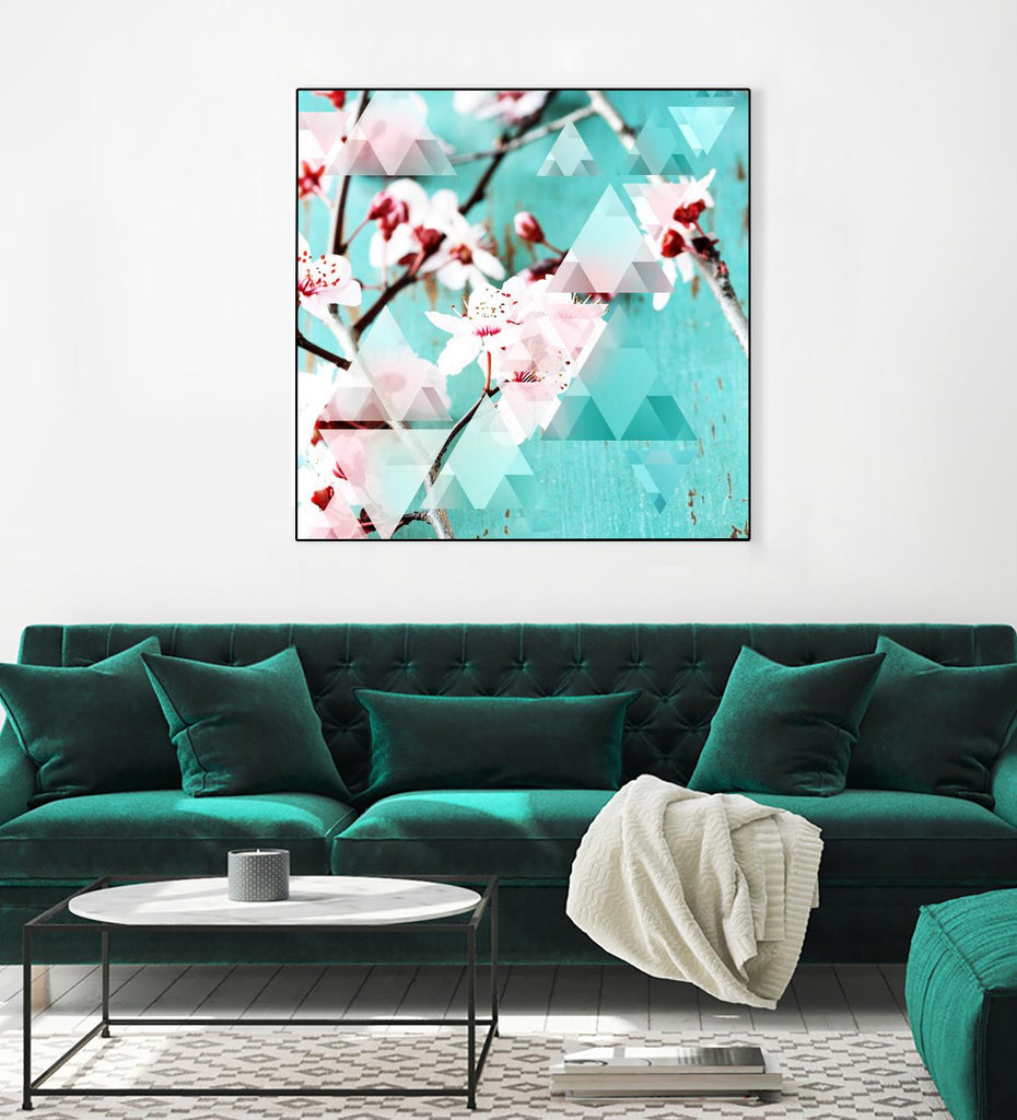 Crystalized Cherry Blossoms by THE Studio on GIANT ART - pink contemporary