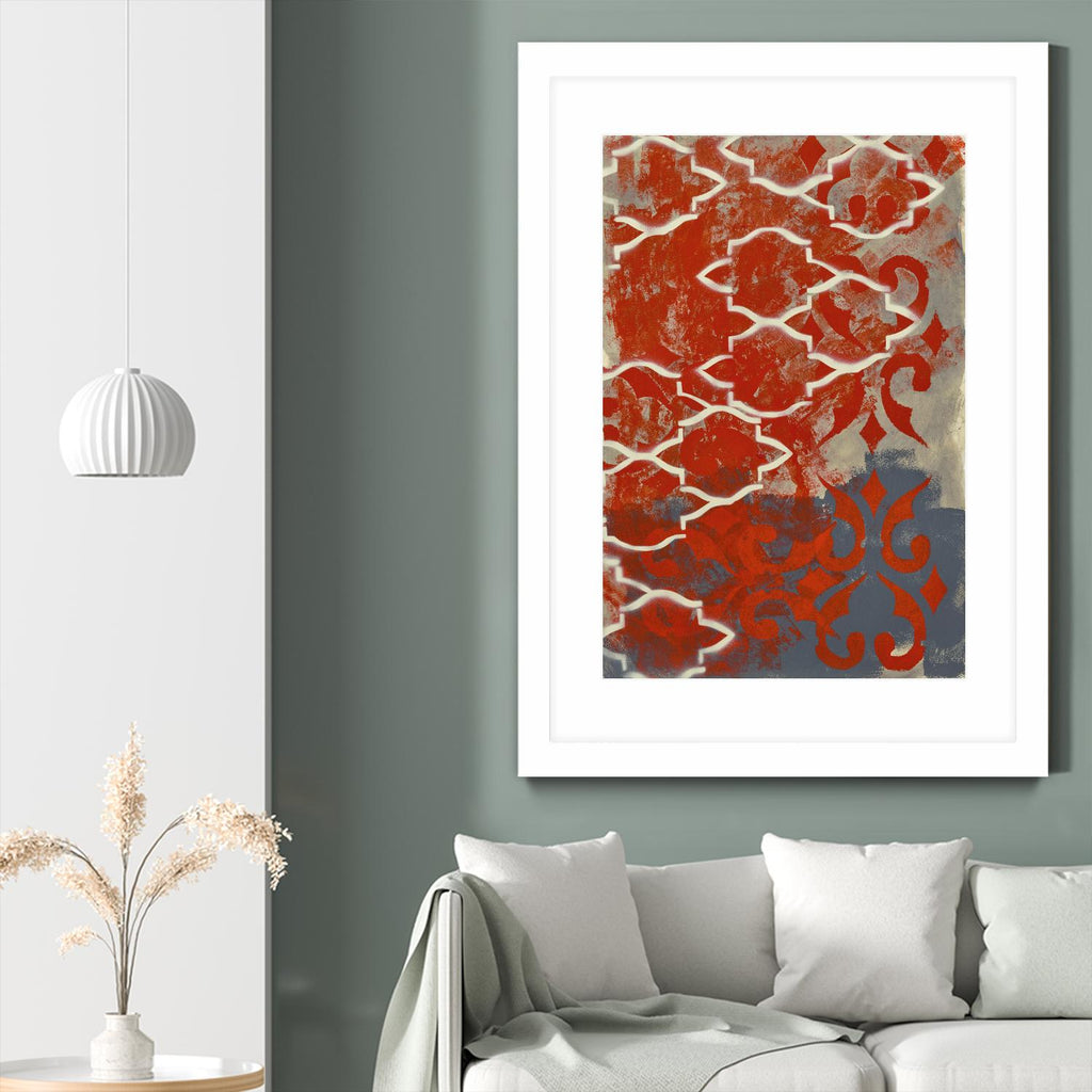 Cherry Pintura 1 by Sid Rativo on GIANT ART - orange abstract