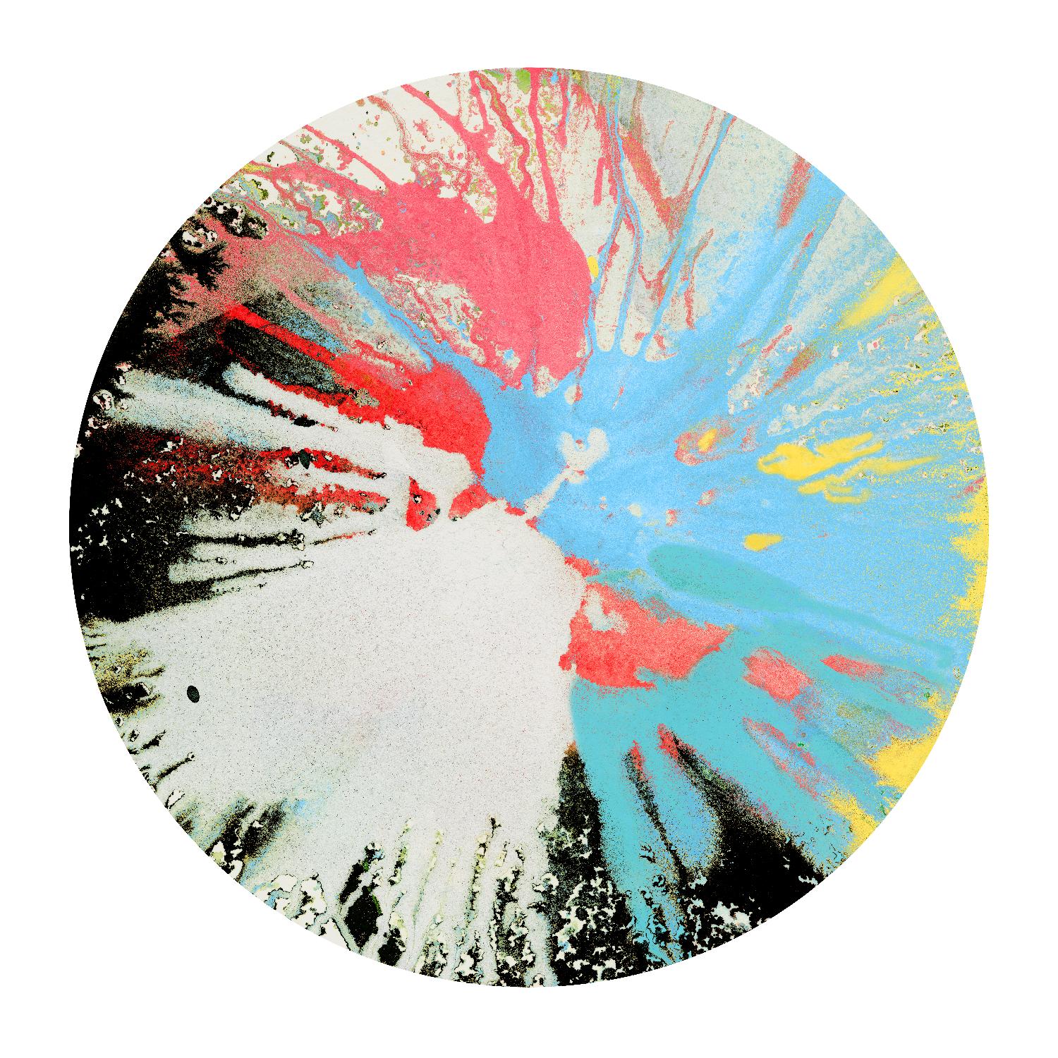 Spin Art 10 by Kyle Goderwis on GIANT ART - white abstract