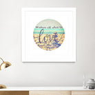 Love Each Other Deeply by THE Studio on GIANT ART - brown photo art