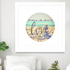 Love Each Other Deeply by THE Studio on GIANT ART - brown photo art