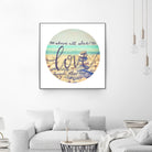 Love Each Other Deeply by THE Studio on GIANT ART - brown photo art