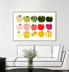 Apples to Apples by Emma Jones on GIANT ART - white still life