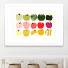 Apples to Apples by Emma Jones on GIANT ART - white still life