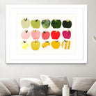 Apples to Apples by Emma Jones on GIANT ART - white still life