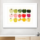 Apples to Apples by Emma Jones on GIANT ART - white still life