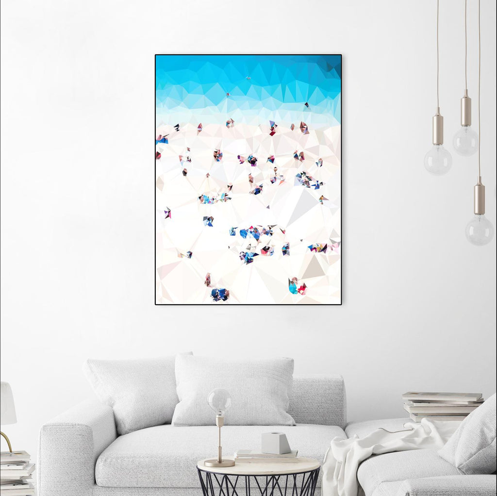 Beach Fragments A by THE Studio on GIANT ART - beige contemporary