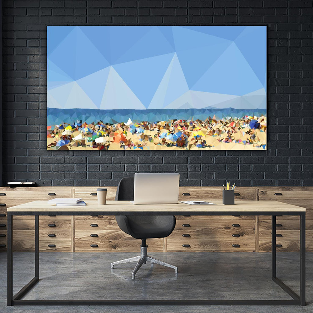 Beach Fragments C by THE Studio on GIANT ART - brown nautical
