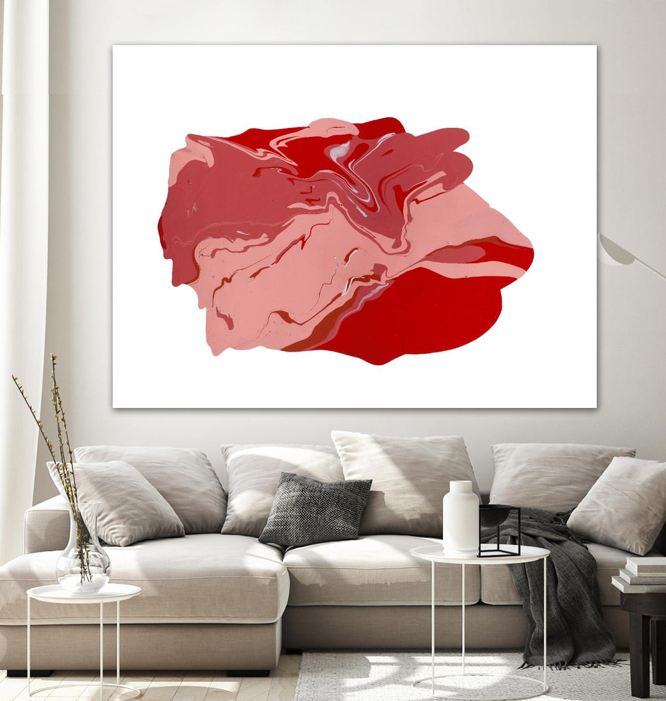 Pooling 8 by EJ Studio on GIANT ART - pink abstracts paint