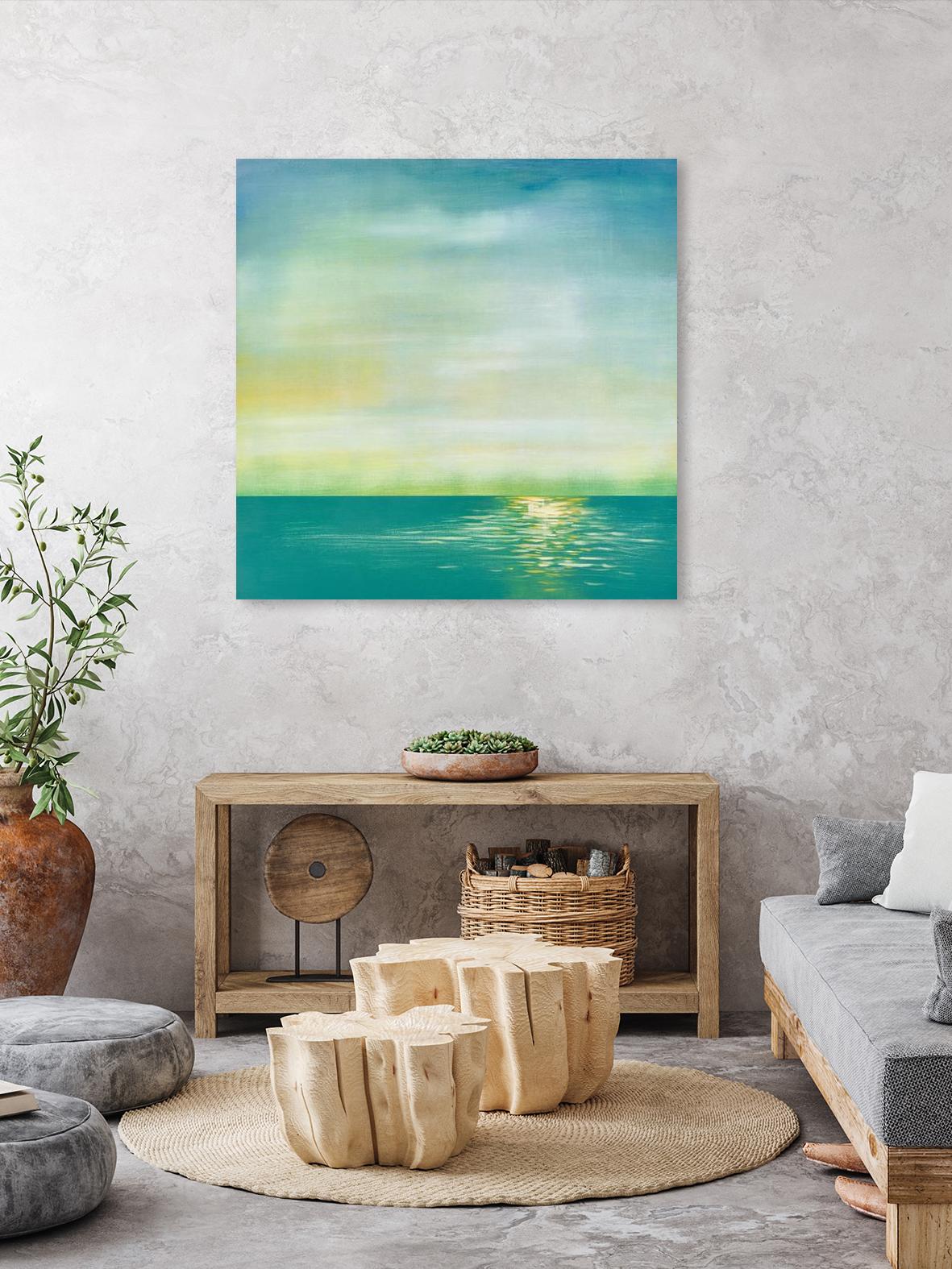 Tranquil 1 by Horton, Adam Horton on GIANT ART - blue landscapes transitional