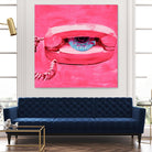 Hello 1 by PC Ngo on GIANT ART - blue contemporary