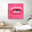 Hello 1 by PC Ngo on GIANT ART - blue contemporary