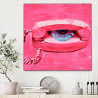 Hello 1 by PC Ngo on GIANT ART - blue contemporary