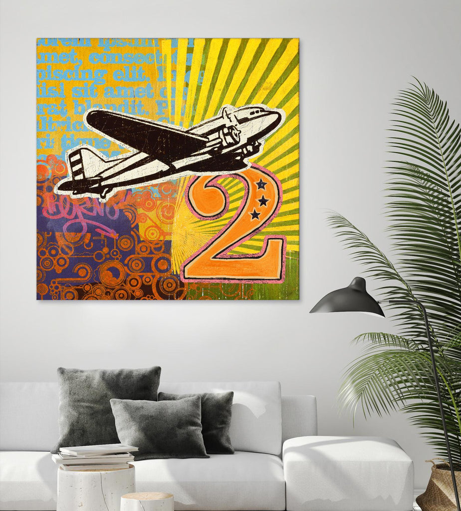Avion 2 de Johnny Taylor sur GIANT ART - noir contemporain