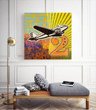 Plane 2 by Johnny Taylor on GIANT ART - black vintage plane