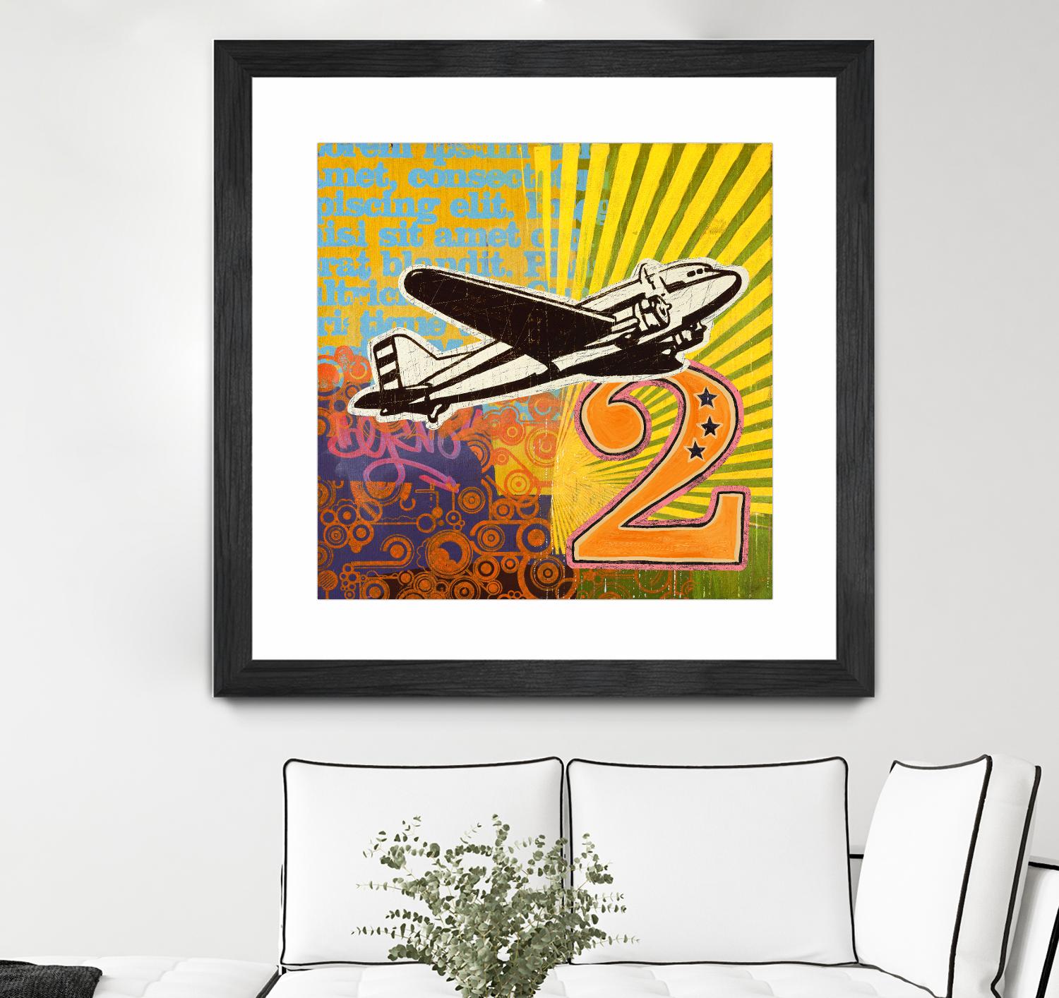 Plane 2 by Johnny Taylor on GIANT ART - black contemporary