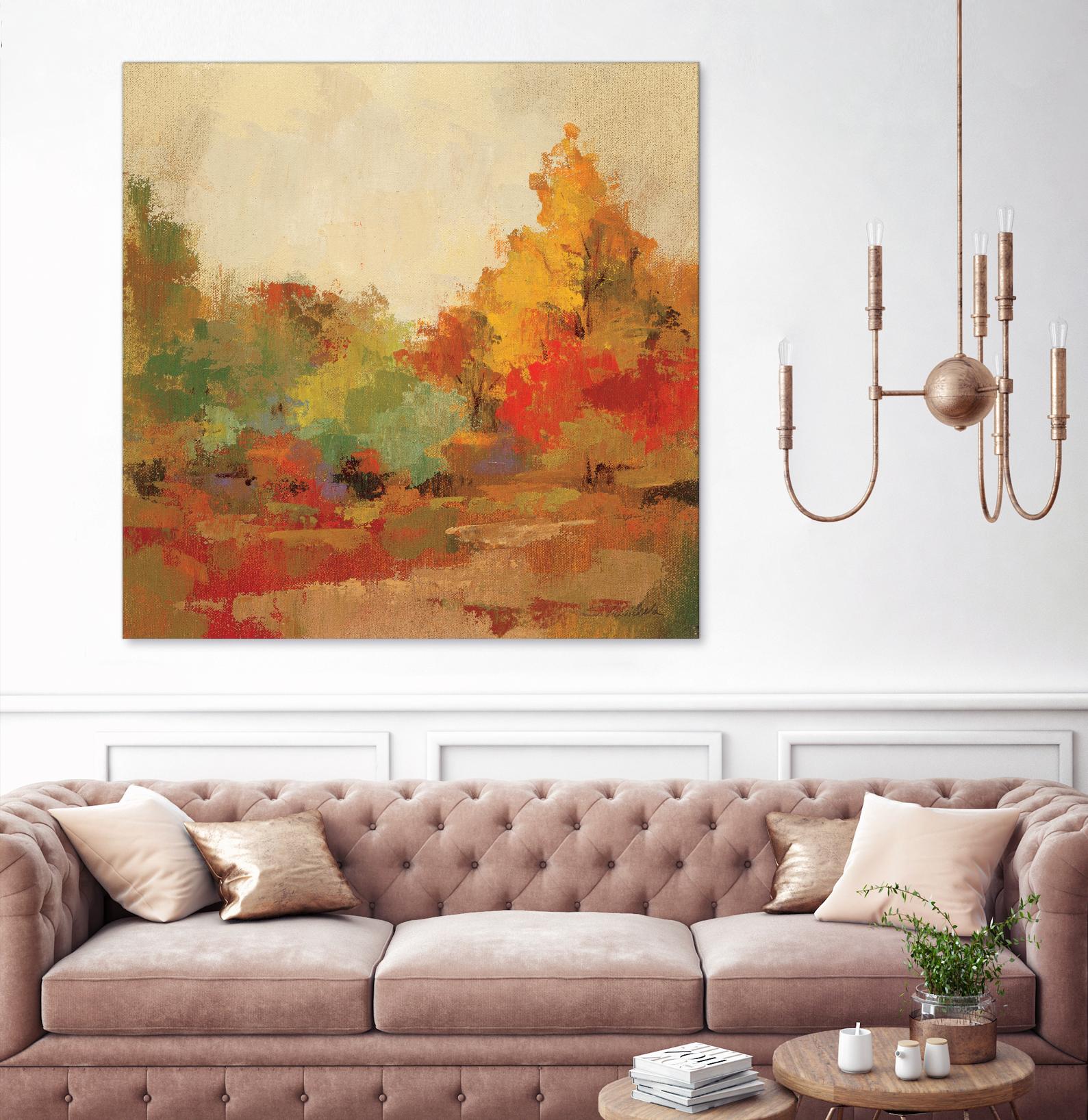 Fall Forest II by Silvia Vassileva on GIANT ART - yellow landscape