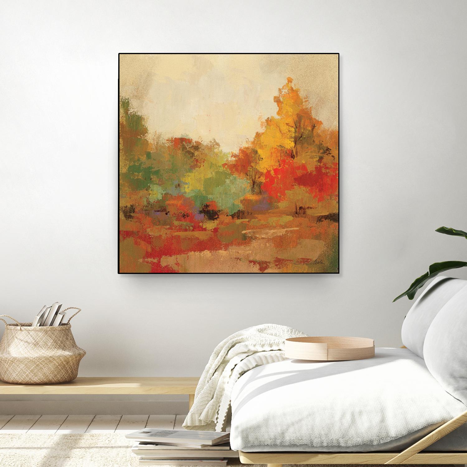 Fall Forest II by Silvia Vassileva on GIANT ART - yellow landscape