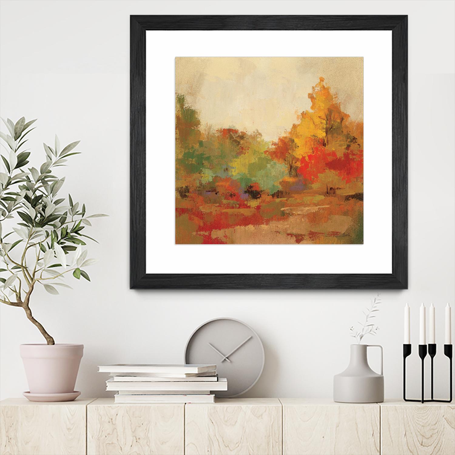 Fall Forest II by Silvia Vassileva on GIANT ART - yellow landscape