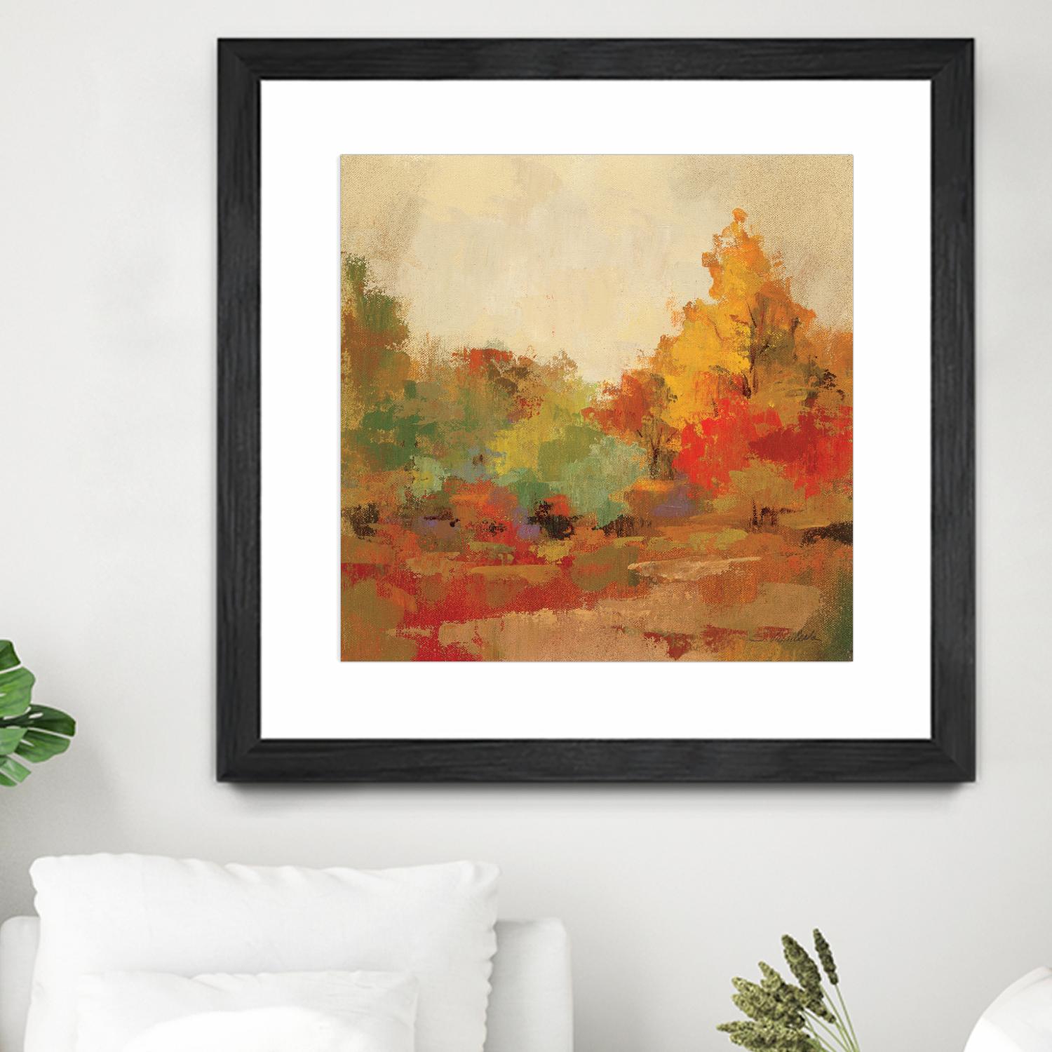 Fall Forest II by Silvia Vassileva on GIANT ART - yellow landscape