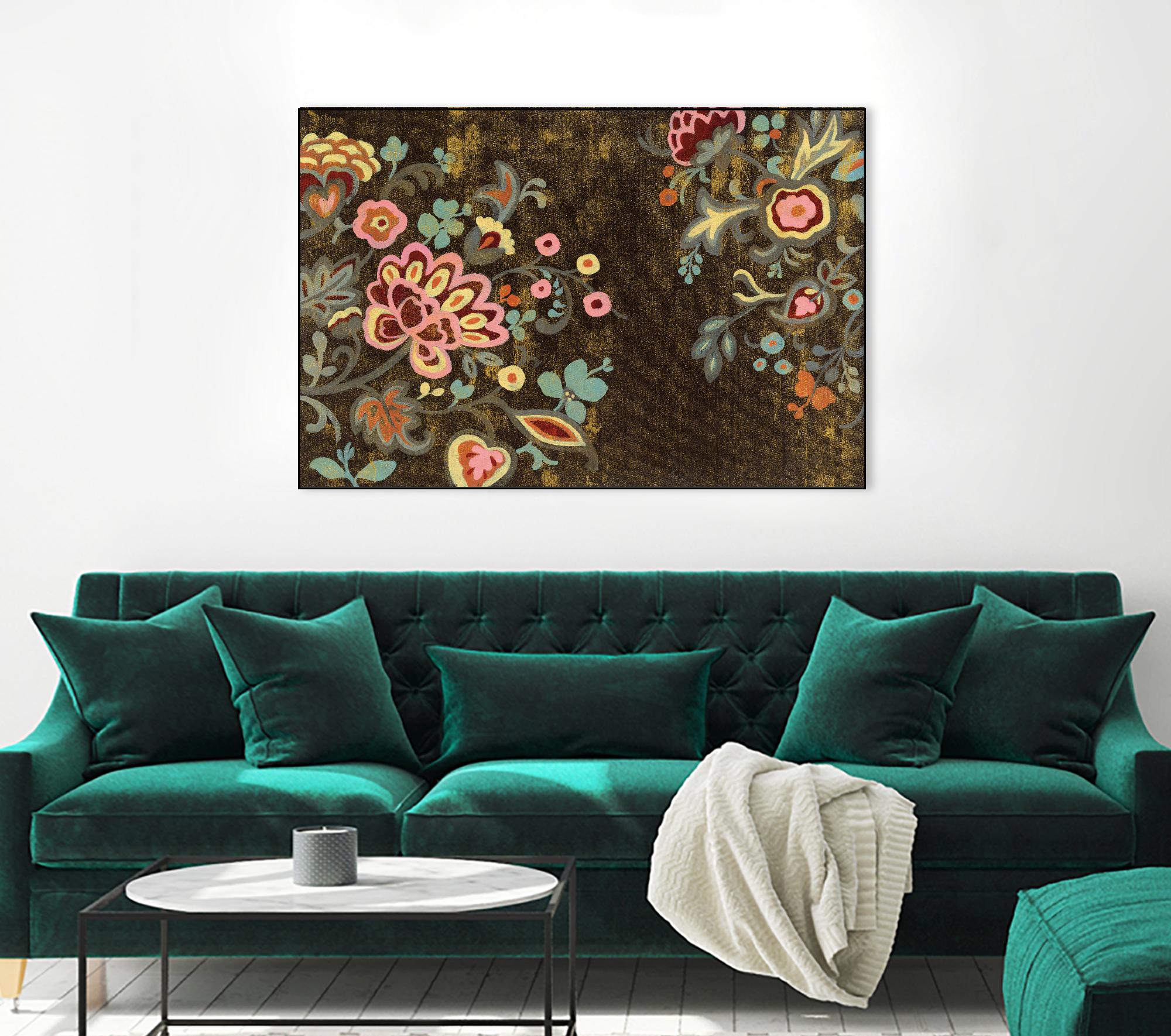 Decorative Paisley by Silvia Vassileva on GIANT ART - pink floral