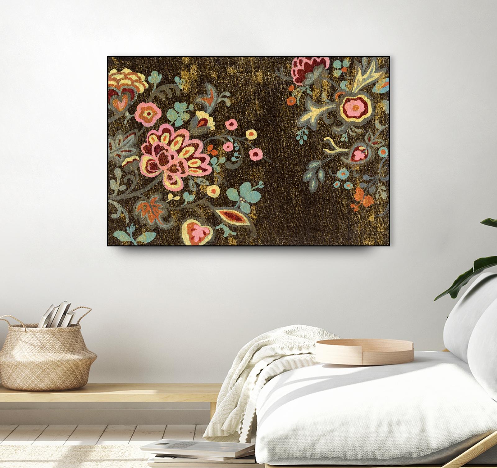 Decorative Paisley by Silvia Vassileva on GIANT ART - pink floral