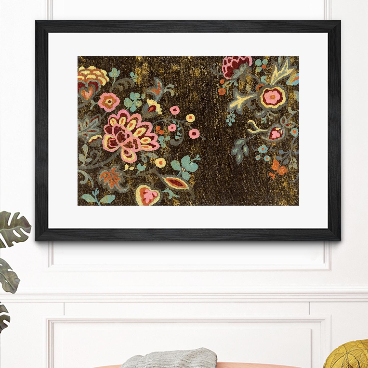 Decorative Paisley by Silvia Vassileva on GIANT ART - pink floral