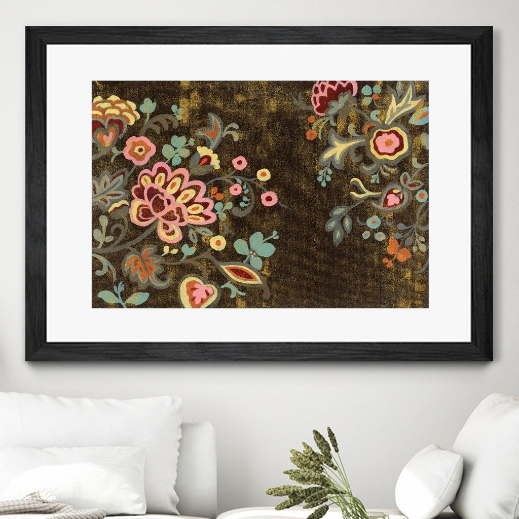 Decorative Paisley by Silvia Vassileva on GIANT ART - pink floral