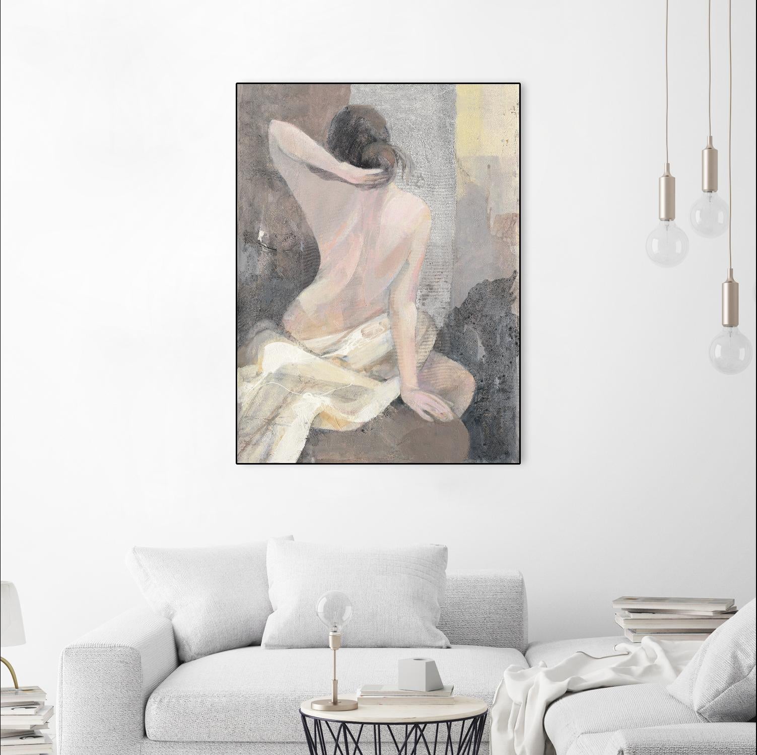 After the Bath I by Albena Hristova on GIANT ART - beige men and women