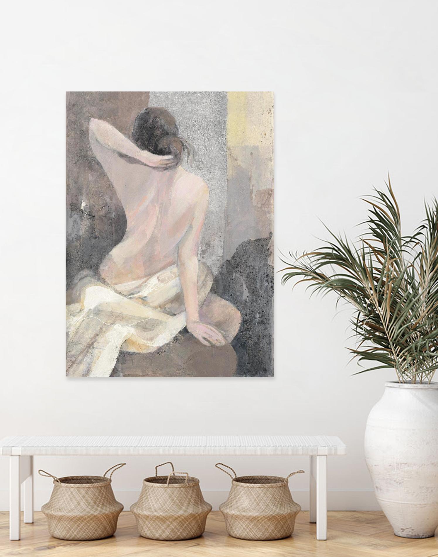 After the Bath I by Albena Hristova on GIANT ART - beige men and women