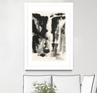 Sumi Waterfall View IV by Chris Paschke on GIANT ART - grey landscape